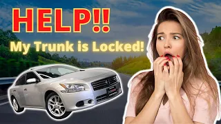 2012 - 2020 Nissan Maxima Trunk Won t Open No problem Here s the Solution