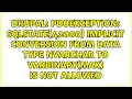 PDOException SQLSTATE 42000 Implicit conversion from data type nvarchar to varbinary max is