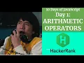 Day 1 Arithmetic Operators - HACKERRANK
