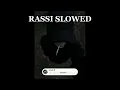 Rassi (Slowed + Reverb) – Baby Gang ft. ElGrandeToto | Night Drive