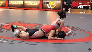 ayane jasinski pins noah jung girl vs boy wrestling 113 lbs
