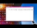 How to create simple hello world webpage using notepad
