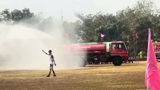 รถบรรทุกน้ำ รดน้ำสนามฟุตบอล #รถน้ำ #กีฬาเทศบาล