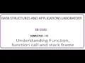 Function Call and Stack Frame