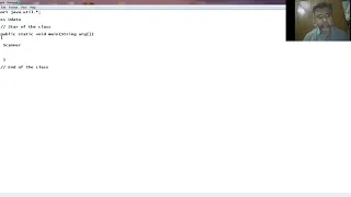 Java Tutorial Lesson 3 Taking user input in basic data types using notepad part - 1