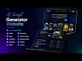 Build an AI Image Generator Website Using HTML CSS JavaScript