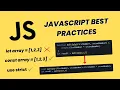 10 JavaScript Best Practices That Every Developer Should Know