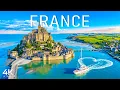 4K France Eiffel Tower Lavender Fields Mediterranean Coast 4K