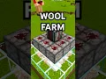 EASIEST AUTOMATIC WOOL FARM TUTORIAL In Minecraft Bedrock