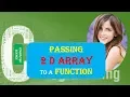Passing 2 D array to a Function in C Programming