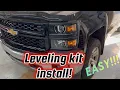 Installing a Leveling kit on a 2015 silverado