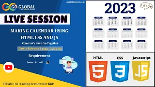 Making Calendar HOW TO MAKE CALENDAR USING HTML AND CSS JS Codepen