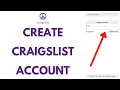 Craigslist Sign up How to Create Craigslist Account Craigslist org
