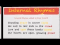 How To Write Internal Rhymes