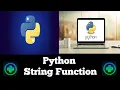 Python Strings Functions