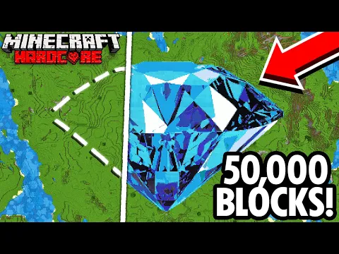 Download MP3 I Built the World's Largest Diamond in Minecraft Hardcore
