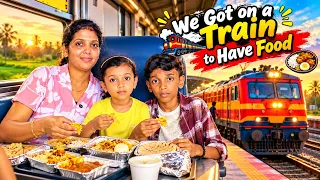 Food കഴിക്കാൻ വേണ്ടി മാത്രം ഞങ്ങൾ ട്രയിനിൽ കയറിയപ്പോൾ😳🚉 We Boarded a Train Just for the Food! 