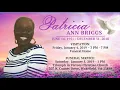 Patricia Ann Briggs Funeral Announcement
