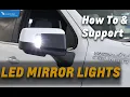 How To Support LED Mirror Lights - Chevrolet Silverado GMC Sierra