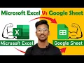 Microsoft Excel Vs Google Sheet - What is google sheet Google Sheet Tutorial
