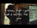Better me for you (Brown eyes) : Max McNown ~ lyrics video 