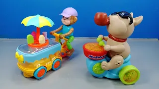 Satisfying Toys|Unboxing Puppy Musician, Ice Cream Cart, Dancing Duck|ASMR