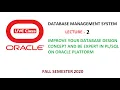 Database Programming using ORACLE LECTURE - 2