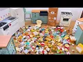 Miniature kitchen set installation ASMR