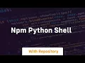 npm python shell