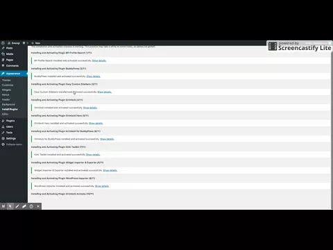 Gwangi Theme — Installing Required Plugins