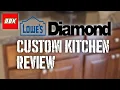 Kitchen Renovation Review - Lowes and Diamond Custom Cabinets Honest Review
