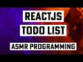 react js todo list asmr programming