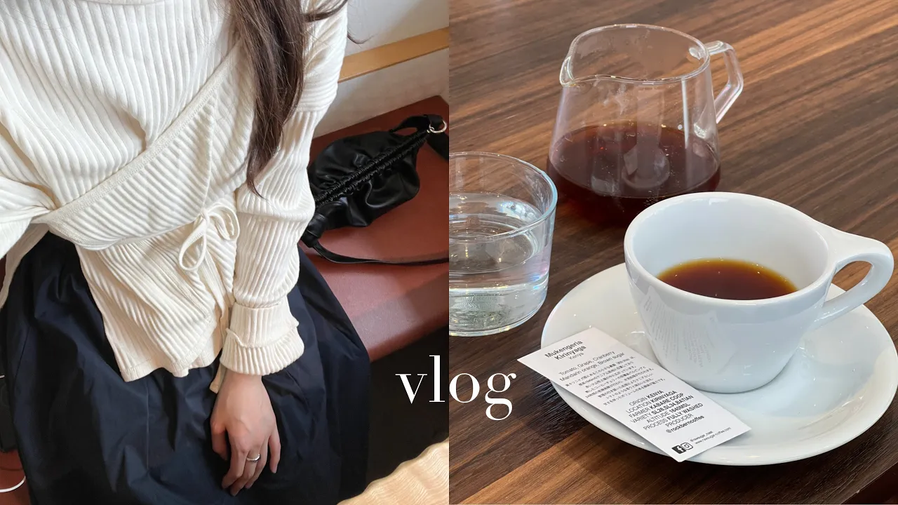 (Sub)일본vlogㅣ잔잔한 봄 일상🍋‍🟩 새로 산 키보드⌨️ 좋아하는 빵집과 커피🍞➕☕️