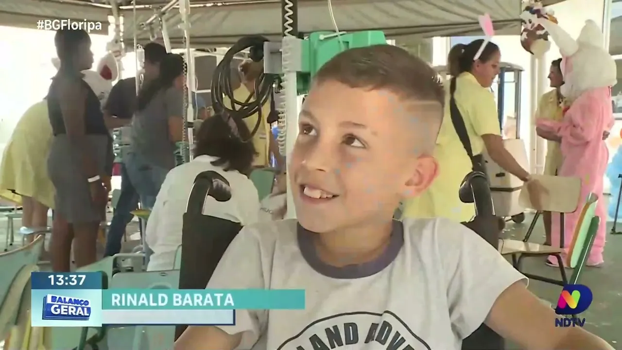 Páscoa encantada: Hospital Infantil de Florianópolis proporciona alegria às crianças internadas