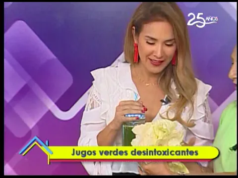 Jugos verdes desintoxicantes