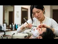 ASMR A Haircut That Felt More Like Therapy - Meet Japanese Female Barber Ayumi