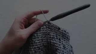 Modified Half Double Crochet Two Together m c2tog