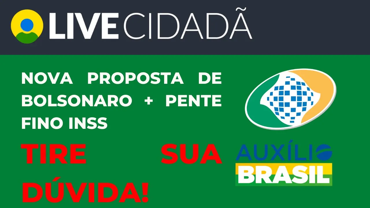 NOVO AÚXILIO VITÁLICIO + PENTE FINO INSS: TIRE SUA DÚVIDA!