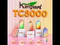 Kangvape TC8000 with Battery Eliquid Display Screen with Temperature Control Tech Disposable Vape