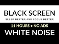 Download Lagu White Noise on Black Screen–Block Distractions, Sleep Better\u0026Focus Better | 11 Hours of Black Screen
