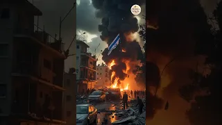 حريق في تل أبيب نتيجة صاروخ اعتراضي إسرائيلي يستهدف الصواريخ الإيرانية  حريق تل أبيب  صواريخ إيرانية دندنها