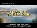 Download Lagu I DON'T LIKE TO SLEEP ALONE INSTRUMENT