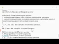 Chapter 4 Operators in Java MCQs Question Answers class 9