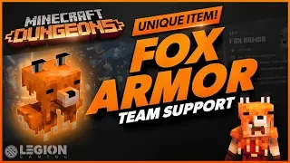 minecraft dungeons unique item guide fox armor