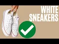 How To Style White Sneakers Women Over 50