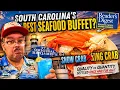 Myrtle Beach s Original Benjamin s Seafood Buffet Snow Crab vs King Crab with Retro Myrtle Beach Guy