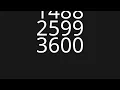 3600 Second Countdown Timer