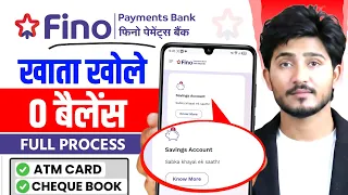 Fino Payment Bank Account Opening 2026 | Fino Payment Bank | Fino Bank Account Opening Online