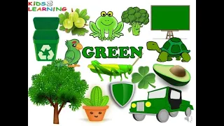 Download Green colour I Things that are green in colour I Flash cardsI green colour things MP3