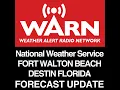 FORT WALTON BEACH AND DESTIN FLORIDA FORECAST - UPDATE